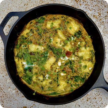 Matcha Frittata – Breakaway Matcha